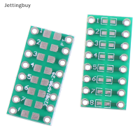 Jettingbuy】ขายแฟลชคอนเวอร์เตอร์บอร์ด PCB อะแดปเตอร์ส่วนประกอบ SMT 0603แบบจุ่ม0402จำนวน10ชิ้น