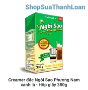 HSD T9-2023 Creamer Đặc Ngôi Sao Phương Nam Xanh Lá - Hộp Giấy 380gr