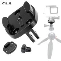 1/4” รูสกรูอลูมิเนียม Quick Release ขาตั้งกล้อง Mount Buckle Base Sports Camera Interface Adapter สำหรับ Gopro Hero 9 8 7 6 5 4-zptcm3861