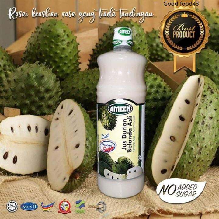 / Fruit juice / Jus Durian Belanda Asli 1L with Stevia. NO ADDED SUGAR