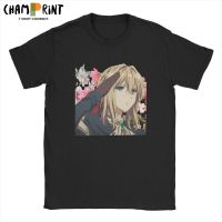 Novelty Japanese Anime Manga Violet Evergarden T-shirts Men Round Collar T Shirts Short Sleeve Tee Shirt 4xl 5xl 6xl Clothing - T-shirts - AliExpress