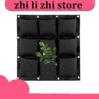 zhilizhi Store 9 Pockets Wall Hanging Planting Bags Vertical Garden Planter Non-woven Fabrics Grow Bags Flowerpot Balcony Decoration