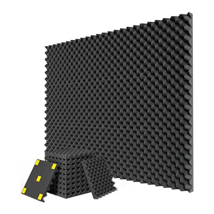 12 Pack Acoustic Foam Board Quick Recovery Acoustic Board 1 InX12 ...