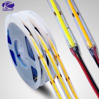 ❣∋▽ GBKOF COB LED Strip LED High Density Flexible COB LED Lights DC12V 3000K White LED Tape 5m/lot Ultra Bright