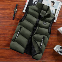 Mens Vest Spring Winter 2021 Sleeveless Jacket Coats Mens Waistcoat Warm Thick Casual Outdoor Homme Male Vests Plus Size 8XL