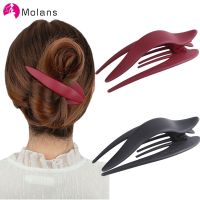 Molans New Simple Matte Duckbill Hair Claws Solid Color Hair Clips Hair Accessories For Women Colorful Hairpin Ponytail Headwear