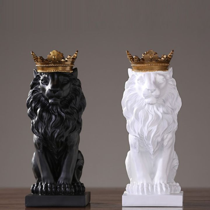 abstract-crown-lion-statue-home-office-bar-male-lion-faith-resin-sculpture-crafts-animal-art-decor-ornaments