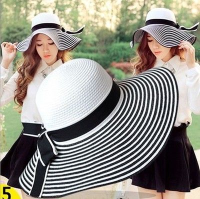 [hot]2018 Wide Brim Floppy Straw Sun Hat Beach Women Hat Foldable Summer UV Protect Travel Cap Ladies Casual Cap Female