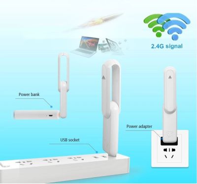 USB WIFI Repeater 300Mbps ตัวขยาย สัญญาณ Wifi แบบพกพา ช่วยขยายสัญาณ Wifi ให้แรงขึ้น Wifi Repeater