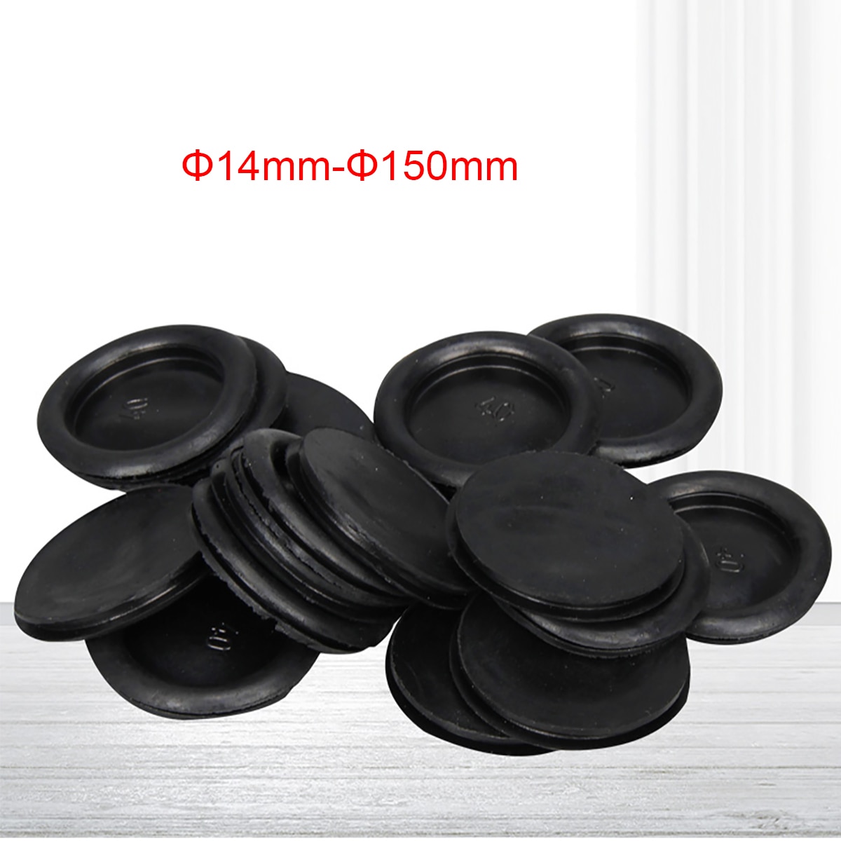 Black Blanking Grommets Rubber Environmentally Friendly Silicone Waterproof Plug 