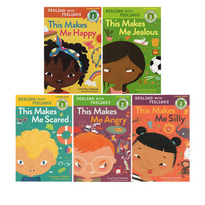 Learn emotion Series picture book 5 English original this makes me happy 3-6 years old mental health emotional cognition