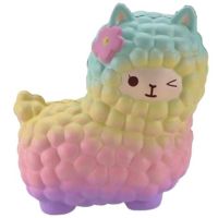 Best Funny Design แกะการ์ตูนจัมโบ้ Squishy ไรซิ่ง Alpaca ของเล่นบีบคลายเครียดของขวัญเด็กประณีต