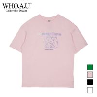 COD DSFERTRETRE [WHO.A.U] 1849 Pastel Lettering Jelly Steve T shirt WHRAB2483U