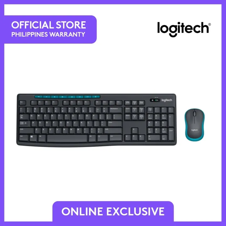 Logitech MK275 Wireless Keyboard and Mouse Combo 2.4 GHz Wireless