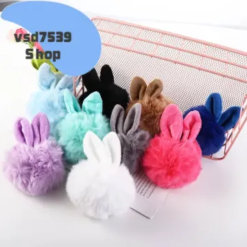 Cute hot sale bunny keychain