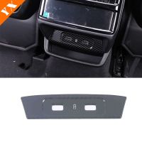 【hot】 Geely Monjaro Xingyue L 2021-2023 Air Conditioning Outlet Trim Rear Armrest Usb Socket Charging Port Cover Accessories