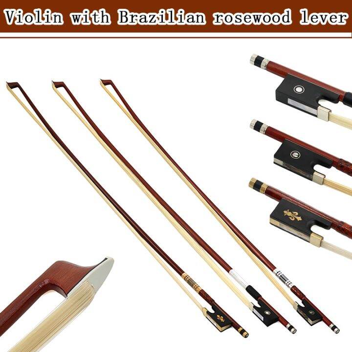 Violin Bow High Quality Material For Brazilian Red Sandalwood Rod True