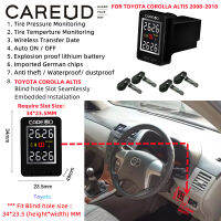 CAREUD รถ TPMS ภายใน U912-TJ Car ระบบการตรวจสอบแรงดันยางรถยนต์ Car รถ TPMS สำหรับโตโยต้าคอโรลล่าอัลติส2008-2018ต้องมีช่องรูบอดขนาด34*23.5มม. (สูง * กว้าง)