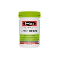 SWISSE Ultiboost Liver Detox 60 เม็ด บำรุงตับ ล้างพิษในตับ ดีท็อก สวิซซี่ 120 เม็ด