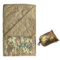 Camouflage Camping ผ้านวมแบบพกพา Picnic ผ้าห่มความร้อนอุ่น Travel Sleeping Mattress Tourist Mat