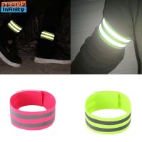 ▦☈ Running Warning Wristband Night Riding Safety Armband Sport Tape Cycling Arm Sleeve Bike Bicycle Reflective Strips Arm Safe Belt