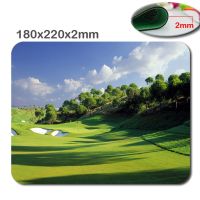 Rubber gaming mouse pad Golf Course 2 Customized Non-Slip Rubber Mousepad Gaming Mouse Pad in 220mm*180mm*2mm Or 290mm*250mm*2mm Basic Keyboards