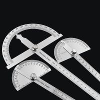180 Degree Adjustable Protractor Metal Angle Gauge Round Head Finder Goniometer Tools Rotary Caliper Measuring Ruler 100/150mm