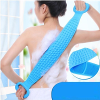 สายขัดตัวซิลิโคน ที่ขัดหลัง แปรงถูหลัง แปลงขัดตัว Silicone Bath Towel Body Wash อุปกรณ์อาบน้ำ