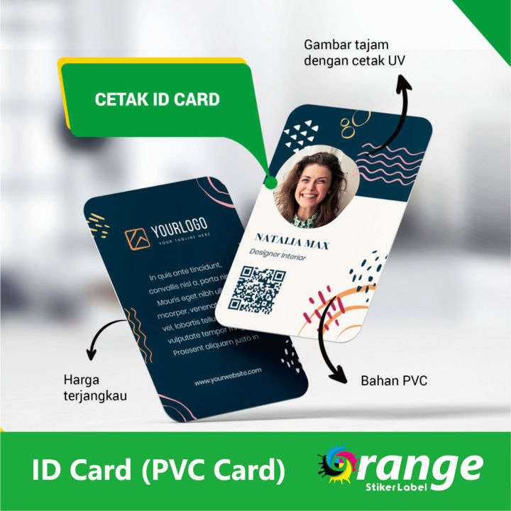 Cetak Id Card Kartu Member Pvc Card Member Card Custom Kartu Id Card