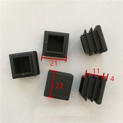 22x22mm Furniture Dustproof Mat Plastic Square Pipe Plug Tube Cover Fittings 20pcs Pipe Fittings Accessories