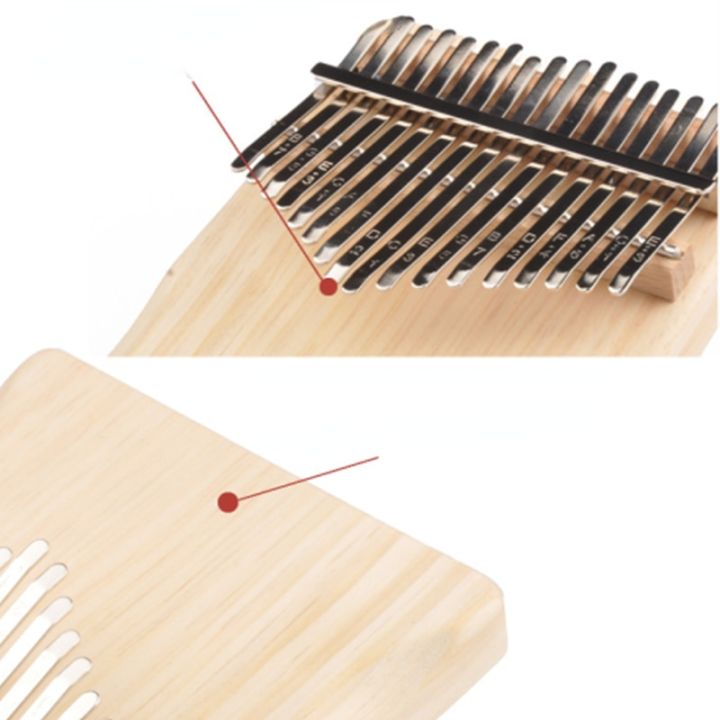 เปียโน-kalimba-thumb-17คีย์เปียโนนิ้วแบบพกพาของขวัญสำหรับเด็กผู้เริ่มต้นอุปกรณ์เล่นเปียโนนิ้วหัวแม่มือกระดานเดี่ยว