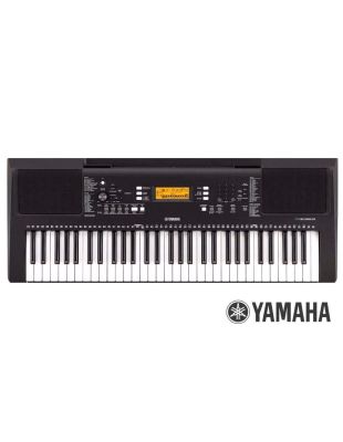 Yamaha  คีย์บอร์ดไฟฟ้า 61 คีย์ ระบบคีย์สัมผัส ต่อคอมได้ รุ่น PSR-E363 + แถมฟรีอแดปเตอร์ & ที่วางโน้ต & คู่มือ (Yamaha Digital Electric Keyboard)