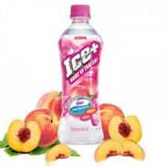 Nước uống trái cây vị đào Ice+ 490ml