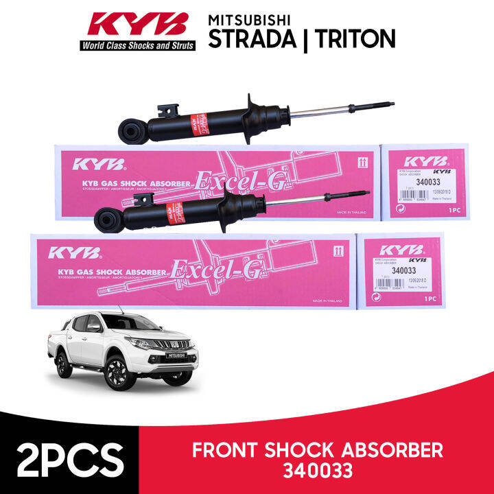 KYB Kayaba Excel G Shock Absorber Mitsubishi Strada Pick-Up Triton 2006 ...