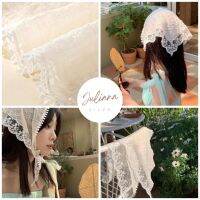 ?vintage lace hair band?ที่คาดผม ที่คาดผมลูกไม้ ผ้าโพกหัวลูกไม้ H7