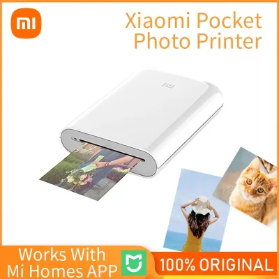 เครื่องพิมพ์ภาพพกพาขนาดเล็ก300Dpi เครื่องพิมพ์ภาพ Xiaomi ทุกรุ่นสำหรับสมาร์ทโฟนใช้งานได้กับแอพ Mi Home