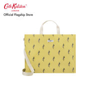 Strappy Carryall Bee &amp; Heart Yellow กระเป๋า กระเป๋าสะพาย กระเป๋าสะพายข้าง กระเป๋าถือ กระเป๋าสีเหลือง กระเป๋าแคทคิดสตัน