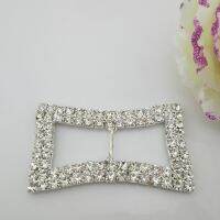 5pcs ribbon rhinestone slider buckle Belts