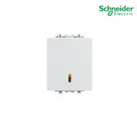 Schneider Electric สวิตช์กลางทาง 1.5 ช่อง มีพรายน้ำ สวิตช์แบบกดเด้งกลับ สีขาว รุ่น Zencelo : 8431M_3_WE สั่งซื้อได้ที่ร้าน  PlugOn