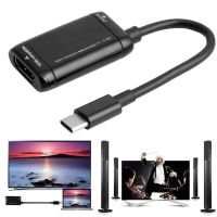 DBP1099 ชายเป็นหญิง ยาเม็ด ประเภท C ถึง HDM USB-C สายดิจิตอล อะแดปเตอร์ที่รองรับ HDMI สายต่อ ขั้วต่อ USB 3.1 สายต่อวิดีโอ