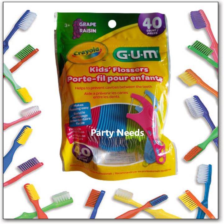 GUM Crayola Kids' Flossers 40s Lazada PH