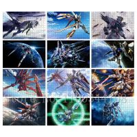 Japanese Classic Anime Gundam Puzzles 35/300/500/1000 Pcs Cartoon Movies Jigsaw Puzzles for Adults Decompressing Toys