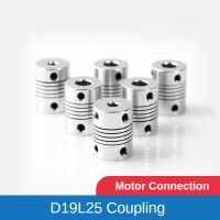 D19L25 Aluminum Z Axis Flexible Coupling 3mm 4mm 5mm 6mm 6.35mm 8mm 10mm For Stepper Motor Coupler Shaft Couplings 3D Printer