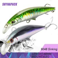 New 45g 120mm Minnow Sinking Fishing Lure Hard Plastic Trout Lure Artificial Bait Pesca Wobbler Fishing for pike bass Crankbait