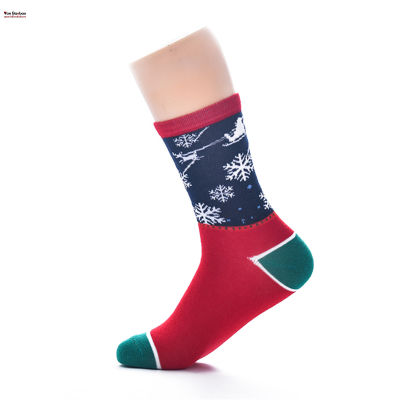 ถุงเท้าคริสต์มาสนุ่มใส่สบายสำหรับเทศกาลคริสต์มาสถุงเท้าเทศกาลน่ารักตกแต่งเทศกาล Yan Baobao