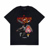 ราคาถูกGilan เสื้อยืด พิมพ์ลายอนิเมะ Anya Forger X Denji Chainsaw Man Devil Hunter Series-A 0145S-5XL