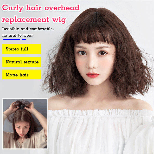 besteffie Naturallooking Hairpiece for Women with White Hair Lazada