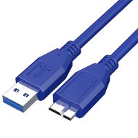 1.5ม. 3M 5ม. USB 3.0ประเภท A ถึง Micro B สายเคเบิลสาย USB เร็ว5Gbps สำหรับฮาร์ดไดรฟ์เสริม S5 Note3