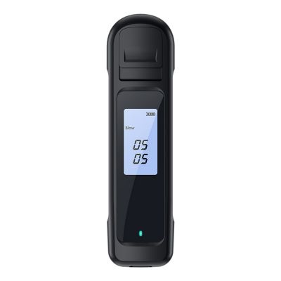 【Exclusive】 เครื่องทดสอบแบบพกพา Professional Breathalyzer USB ชาร์จใหม่ได้ Digital Electronic Meter Detection Device Analyzer