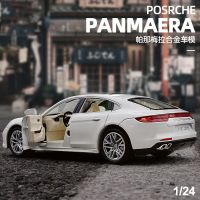 2023 Porsche Palamela โมเดลรถจำลองโมเดลรถอัลลอยโมเดลรถของเล่นเด็กคอลเลกชันของขวัญสำหรับเด็กผู้ชาย